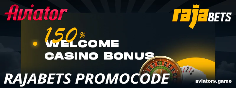 Rajabets welcome casino bonus for Aviator game