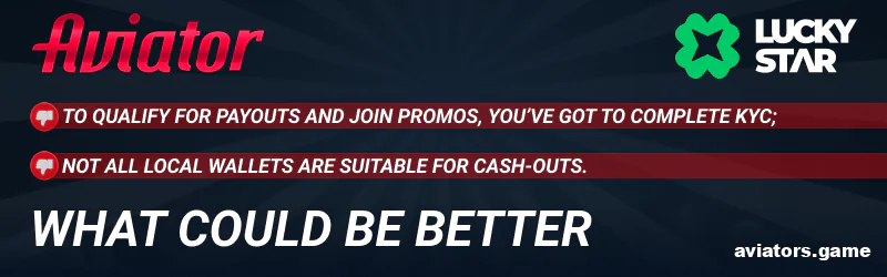 Weaknesses of Lucky Star Aviator for Indian players